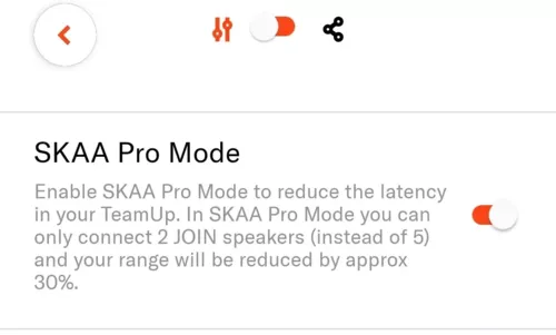 SOUNDBOKS App - SKAA Pro Mode